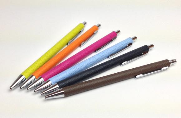 beside（ビサイド）革巻きボールペン