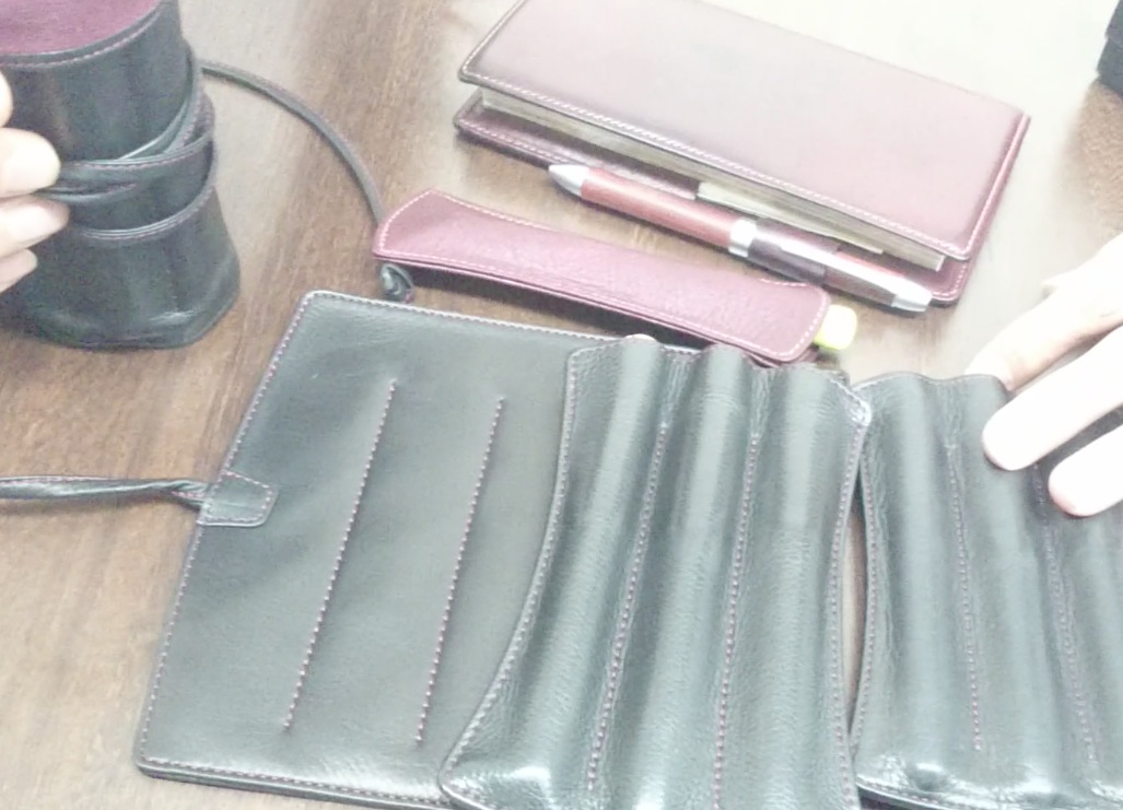 ナガサワオリジナル キップレザーペンケース