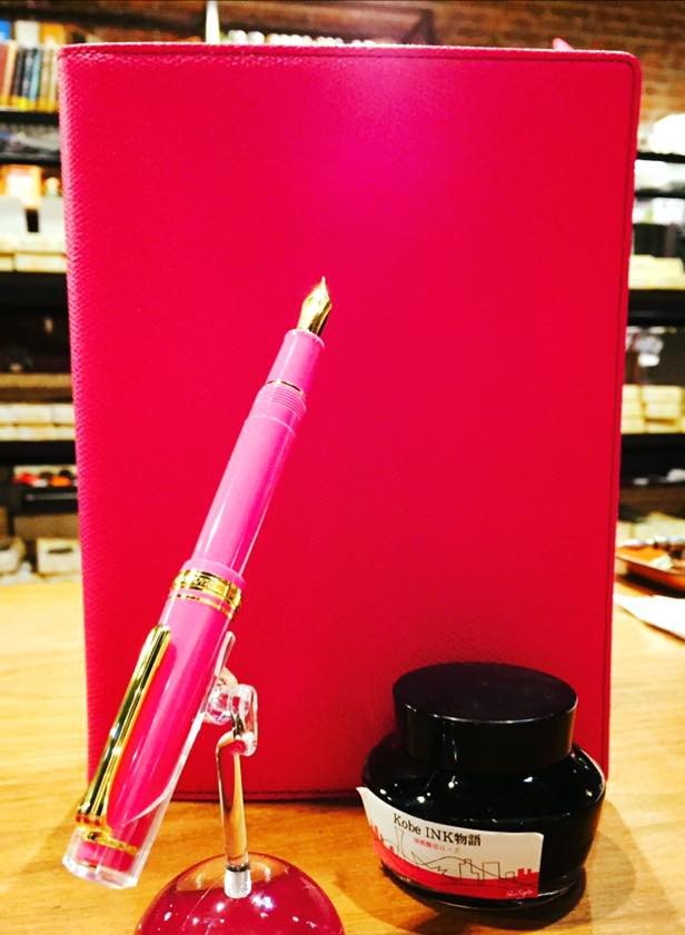 須磨離宮ローズ 万年筆 準備中