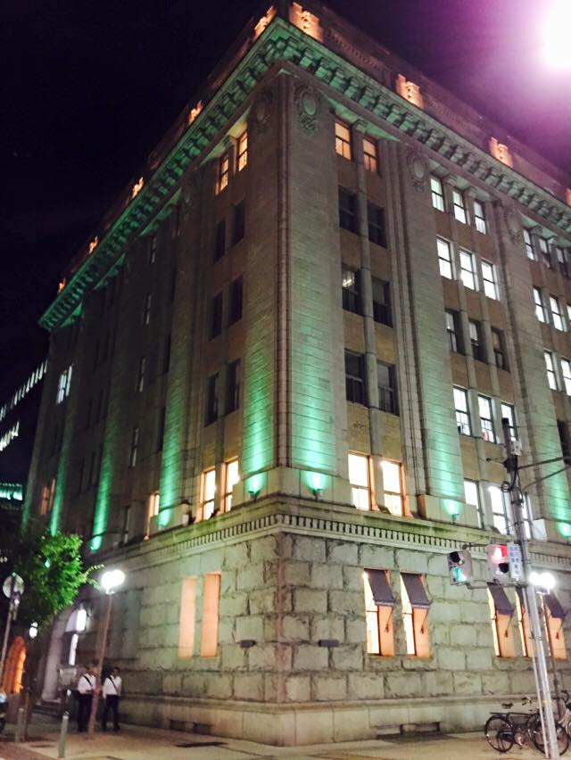 旧居留地 商船三井ビルライトアップ