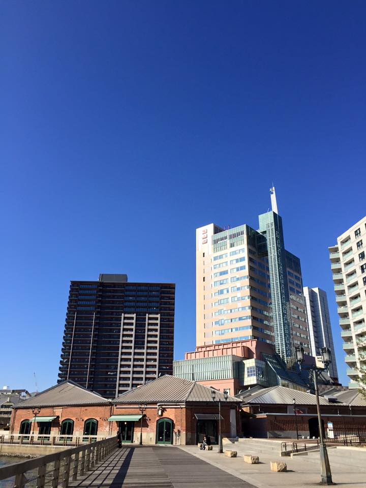 快晴の神戸ハーバーランド