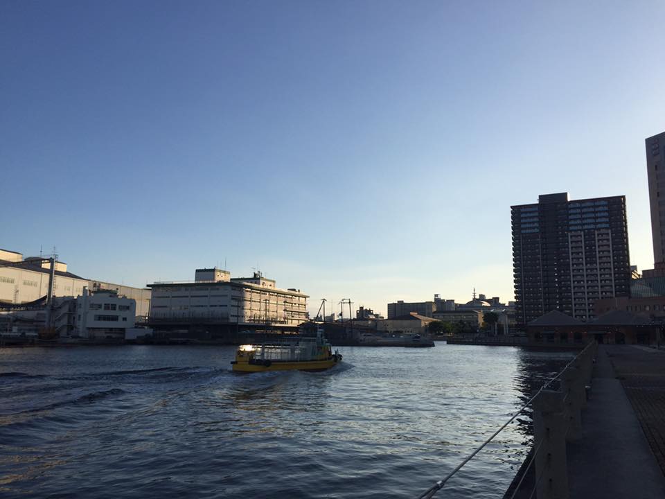 神戸ハーバーランド 煉瓦倉庫店界隈にて