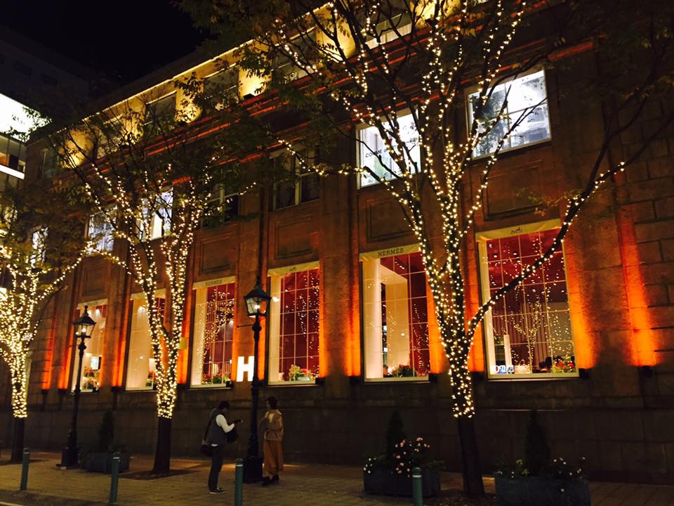 旧居留地38番館のライトアップ