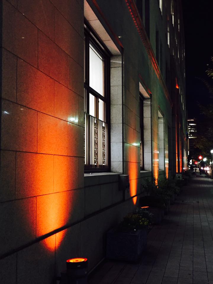 神港ビルヂング ライトアップ