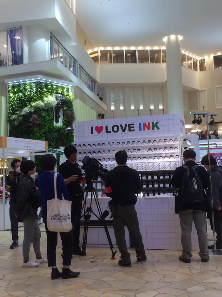 梅田阪急にてKobe INK&オリジナル万年筆共演