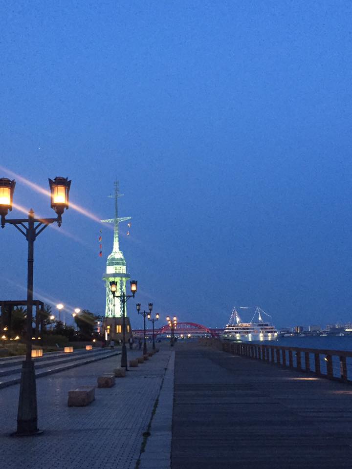 ハーバーランド 神戸煉瓦倉庫にて