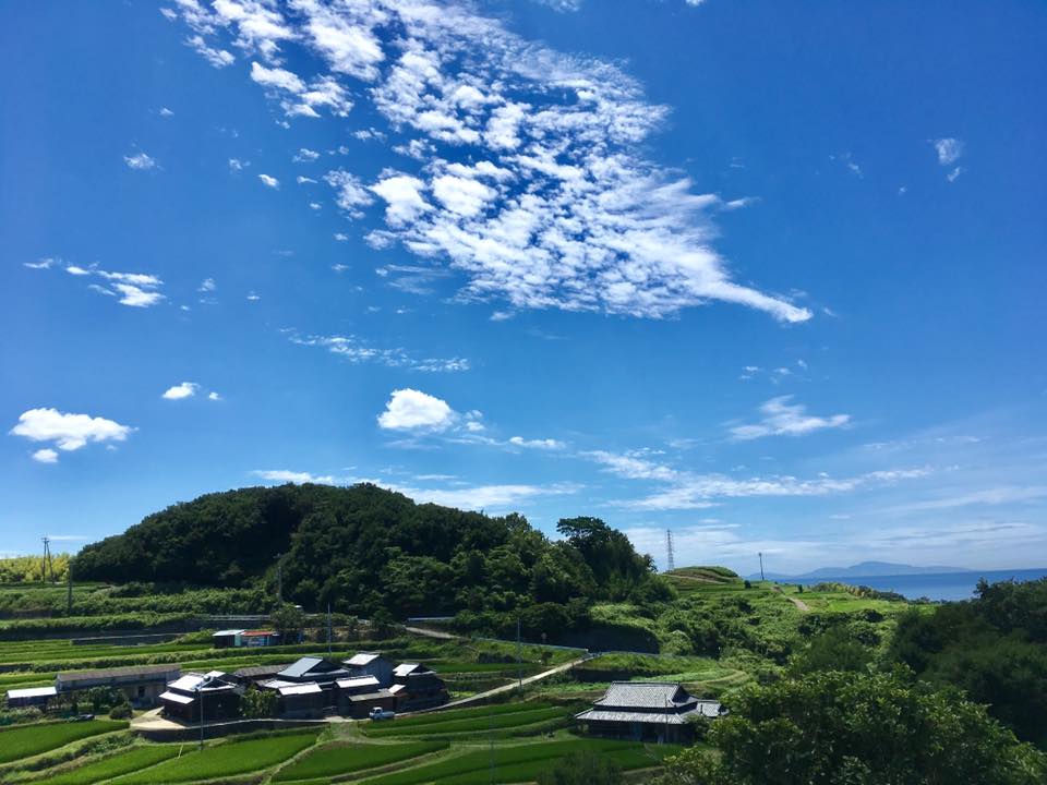 淡路 夏便り・空