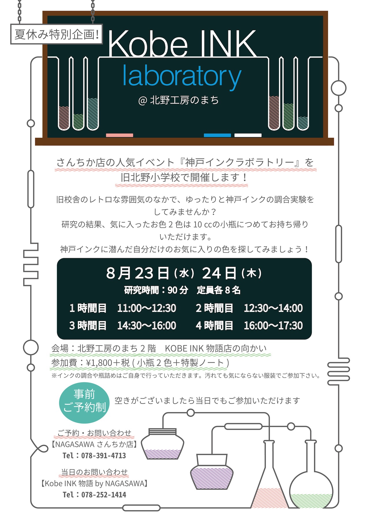 KOBE INK laboratory @北野工房のまち2階 KobeINK物語店の向かい