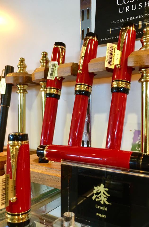 カスタム漆 朱30号 勢揃い