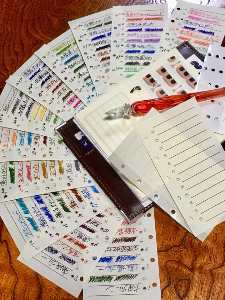 Kobe INK物語 65話の色見本帳