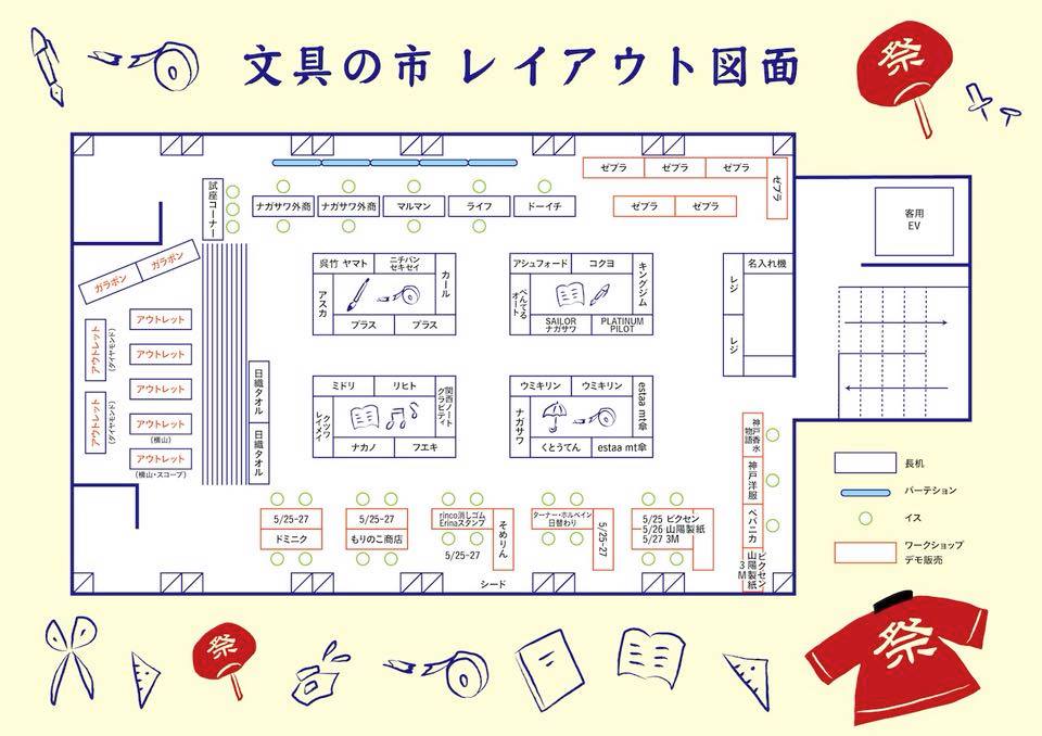 神戸 北野工房にて文具の市 開催