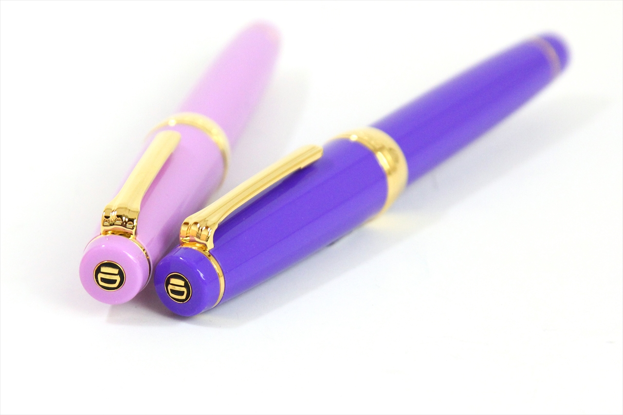 NAGASAWAオリジナル万年筆　紫陽花色　『六甲シチダンカ』『神戸ヒメアジサイ』　プロフェッショナルギアモデル