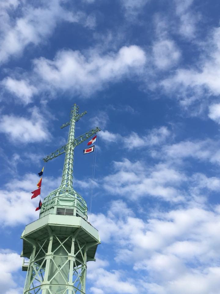 台風が去ったハーバーランド