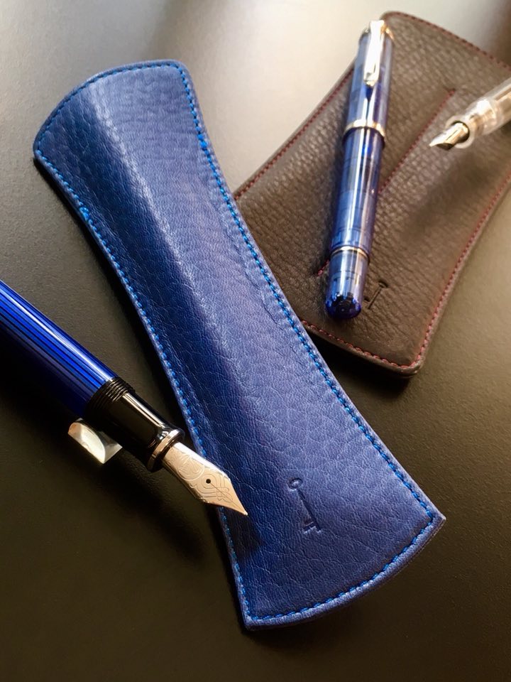 波止場ブルー ペンケース
