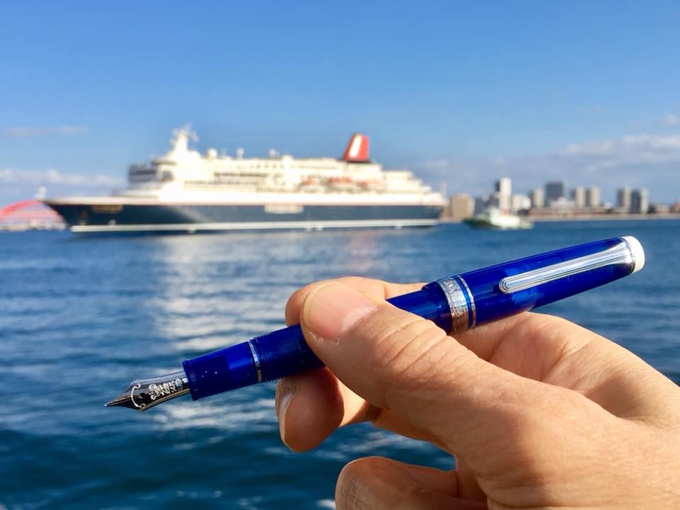 神戸煉瓦倉庫店 6周年記念 ハーバースカイ万年筆