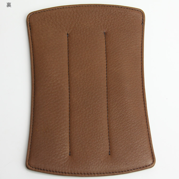 【限定】NAGASAWA PenStyle　3本差しL キップレザー ペンケース　栗茶