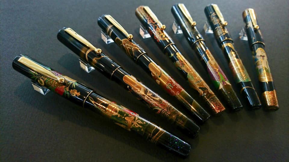 福をむかえる七福神万年筆達