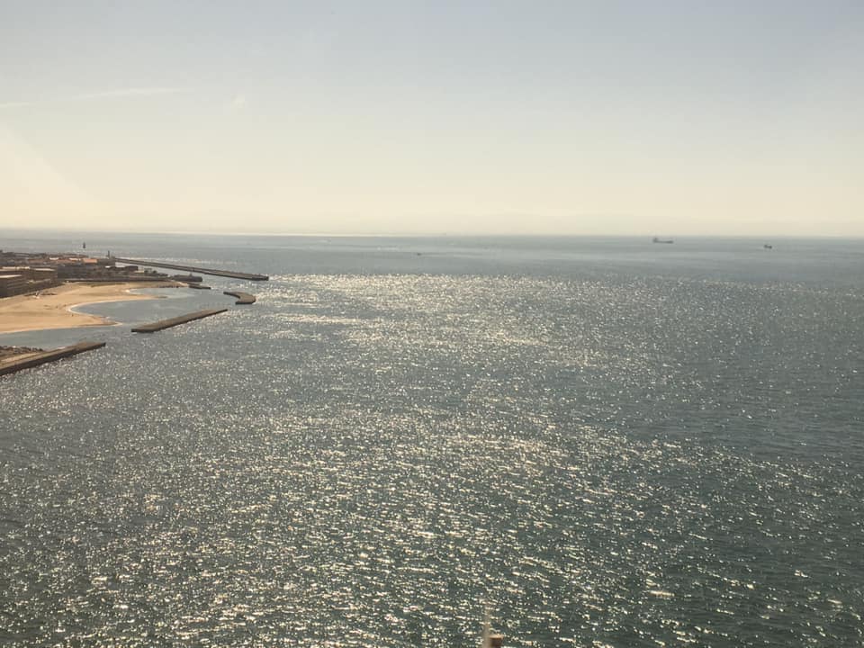 明石海峡大橋からの光景