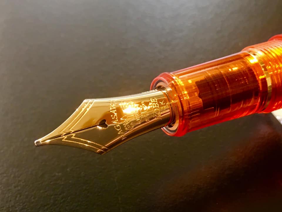 垂水アプリコット万年筆