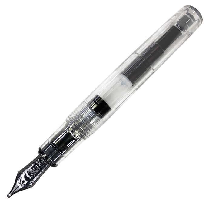 NAGASAWAオリジナル万年筆　ギアスケ ブラック　プロフェッショナルギアモデル　スケルトン