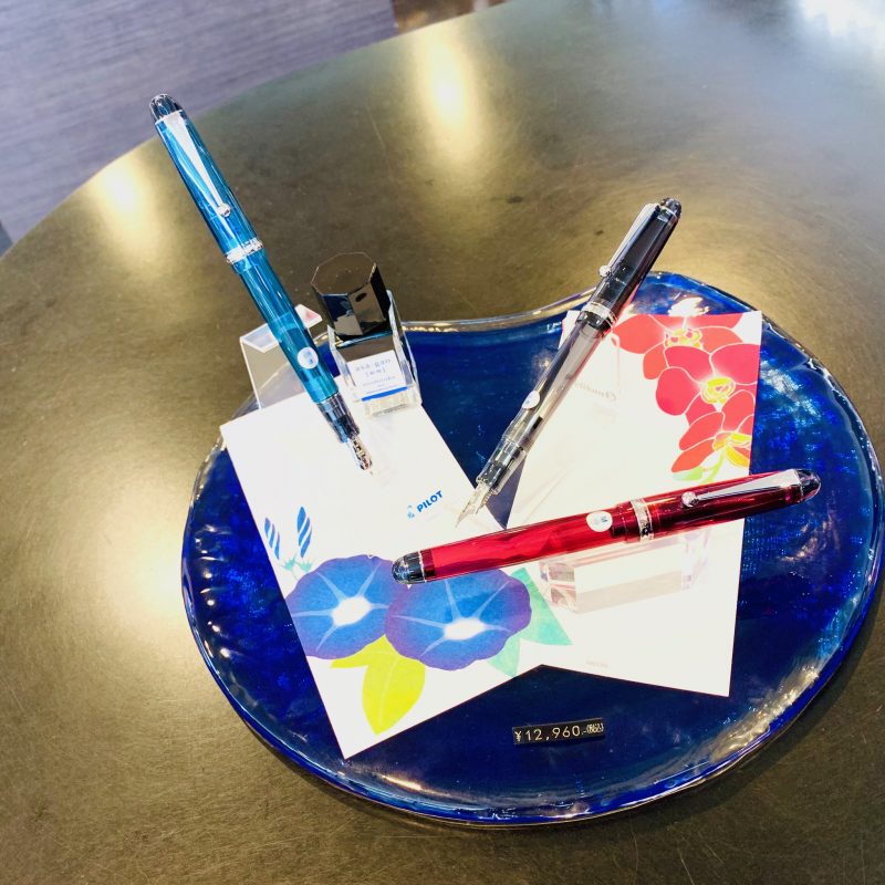 パイロット　新商品　夏のクールスケルトン万年筆