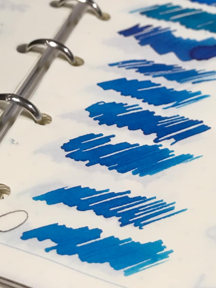 M5システム手帳のある風景