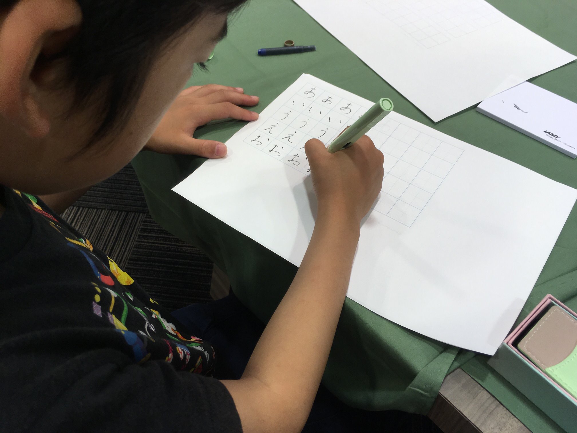 子供たちのための万年筆教室」開催