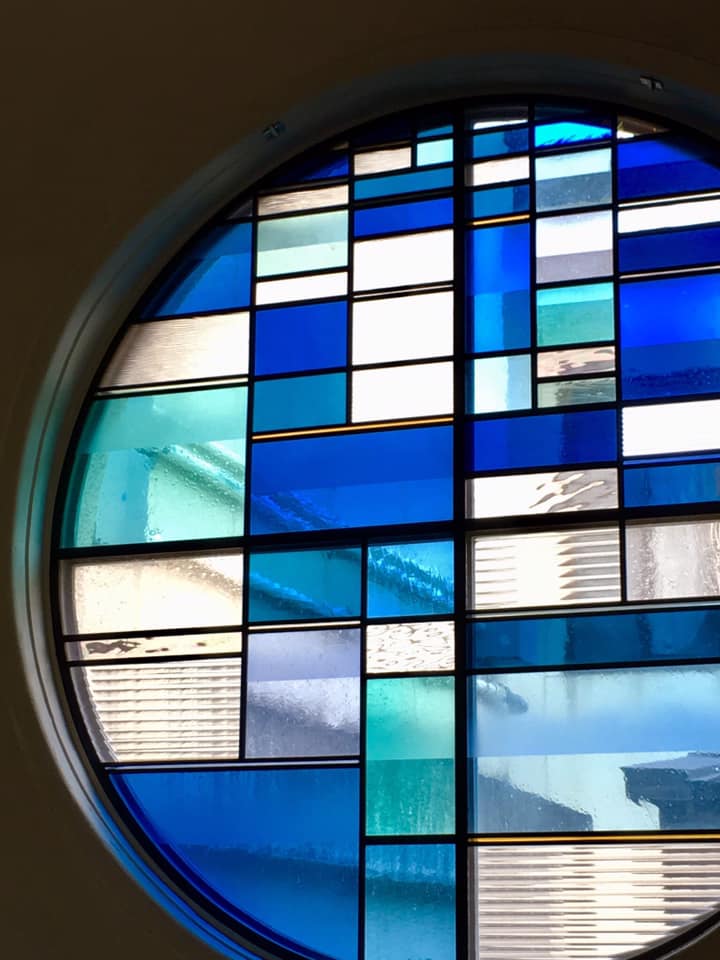 旧北野小学校のステンドグラス