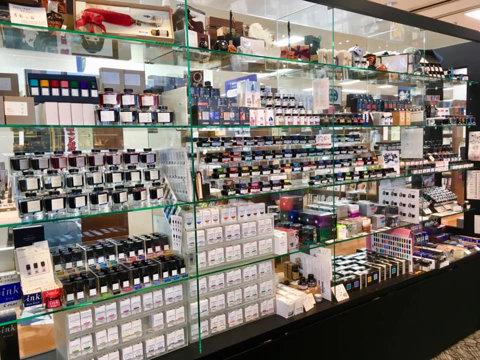 夏の梅田茶屋町インクコーナー