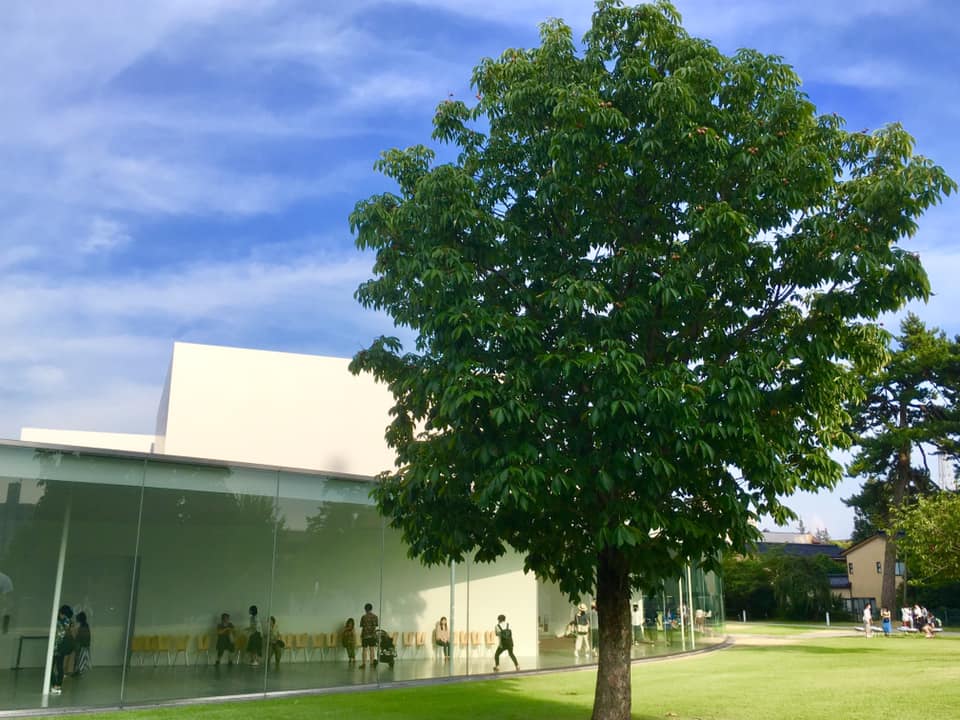 金沢21世紀美術館にて