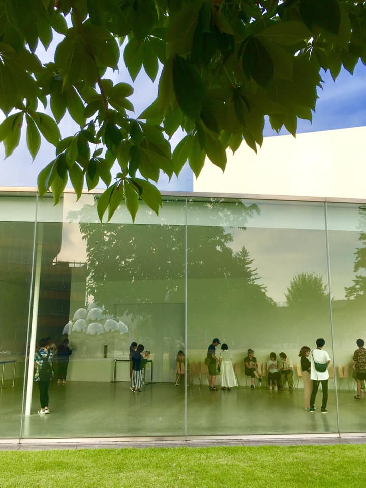 金沢21世紀美術館にて