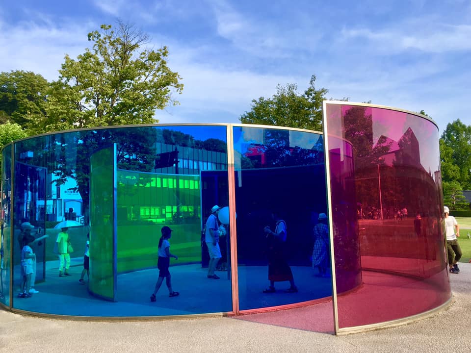 金沢21世紀美術館にて