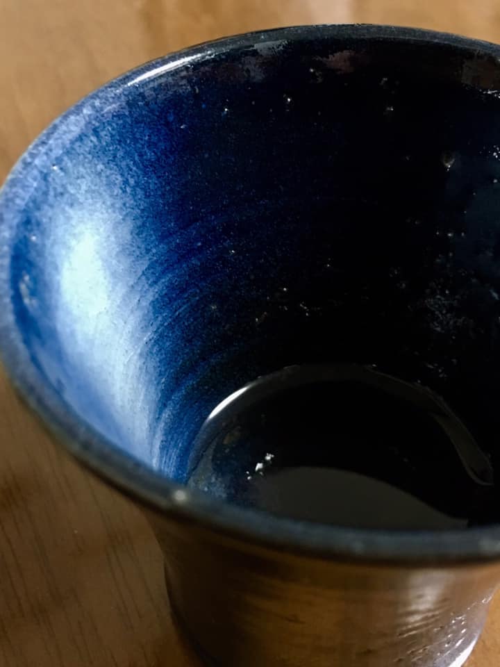 お気に入りの器と酒