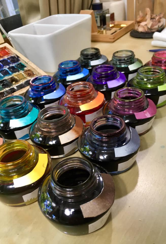 マテウシュ氏のアトリエにて