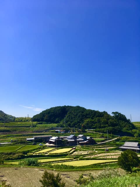 秋晴れの淡路島