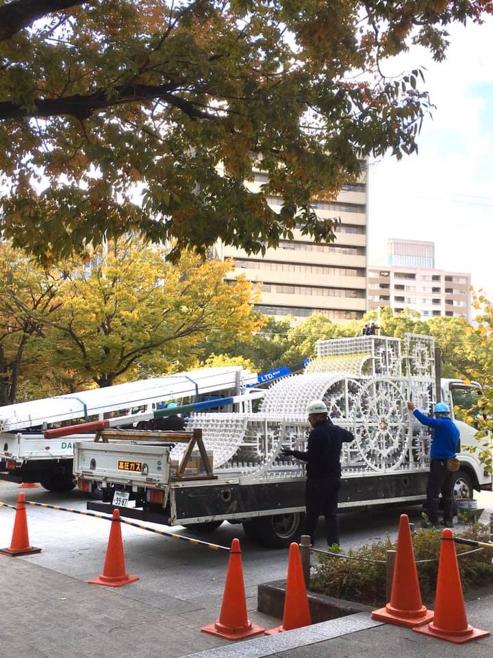 25回目の神戸ルミナリエ 準備中