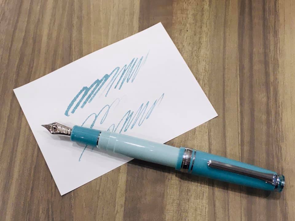 西舞子パールブルー 限定万年筆