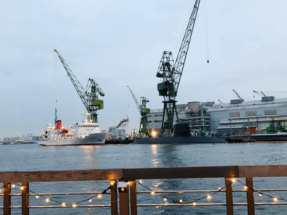 ハーバーランド神戸煉瓦倉庫にて