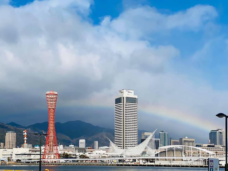 ハーバーランドの虹